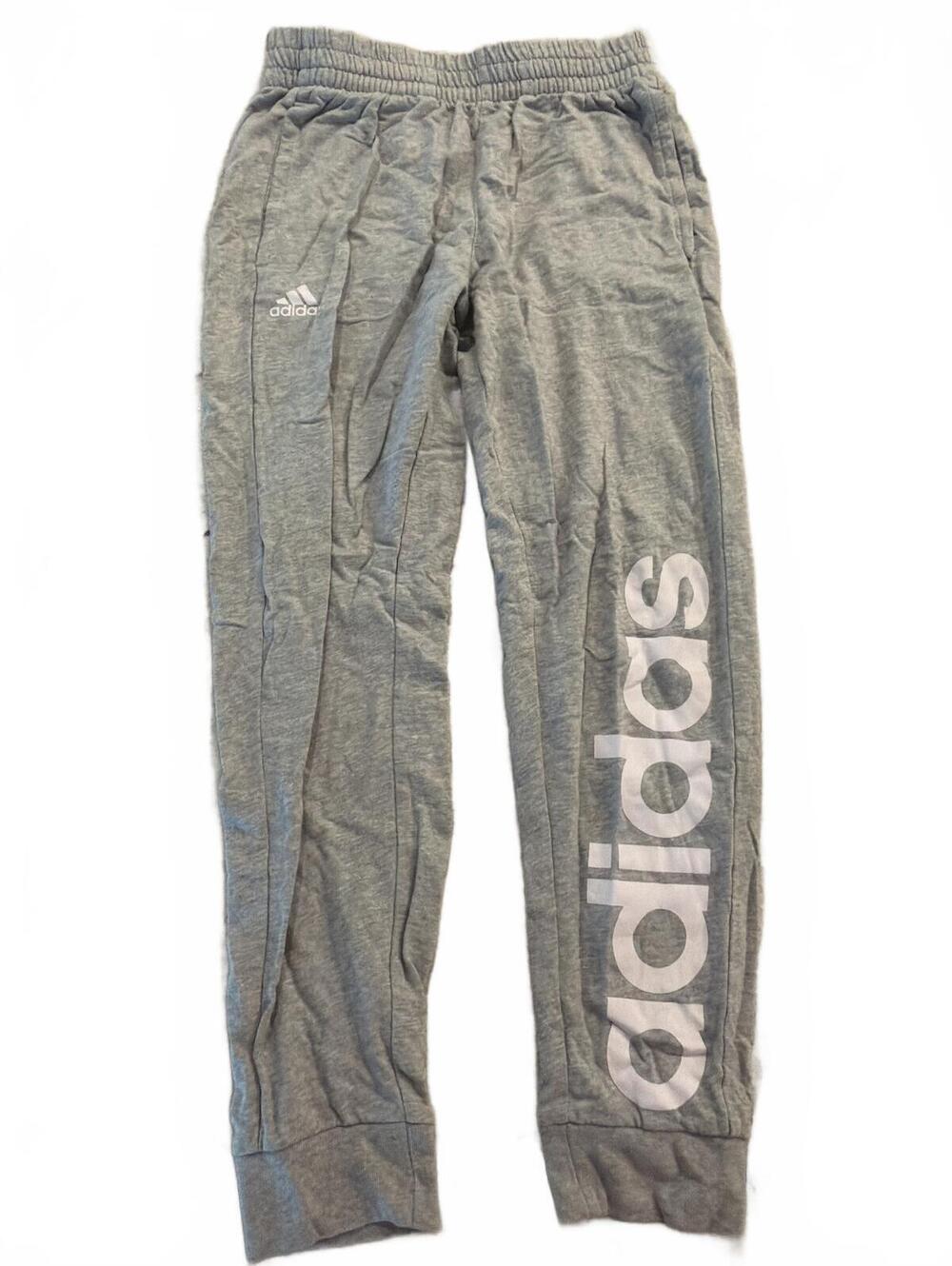 Adidas Boys Gray Sweatpants Size 10/12 M
